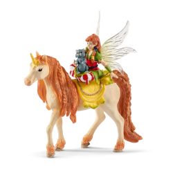 SCHLEICH - LICORNE ROUSSE AVEC FÉE #70567